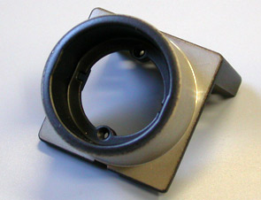金属焼付塗装実績：フロントパネル CCDカメラ部品（2008年11月-3）