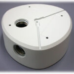 金属焼付塗装実績：防犯カメラのケース（2007年9月-15）