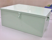 金属焼付塗装実績：ボックス 工具入れ（2009年3月-1）ＳＥＣＣ鋼板　塗装