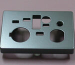 金属焼付塗装実績：CCDカメラ部品（2009年4月）アルミダイカスト　塗装