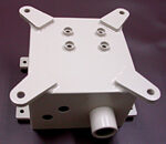 金属焼付塗装実績：防水ケース 配線用継ぎ手ボックス・蓋（2009年5月）ＳＰＣＣ鋼板　塗装