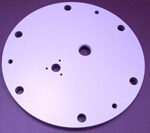 金属焼付塗装実績：フランジ（2009年11月）