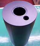 金属焼付塗装実績：天体望遠鏡各部品（2011年5月）