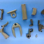 2015年11月金属焼付塗装実績 空気銃部品 塗装前