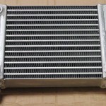 2016年10月金属焼付塗装実績 オイルクーラー 塗装後