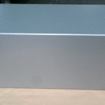 2017年11月金属焼付塗装実績 管球式アンプボックス 塗装後