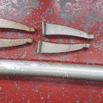 2019年2月金属焼付塗装実績_天体望遠鏡の脚・ピラ