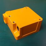 2022年7月金属焼付塗装実績　ケース　塗装後