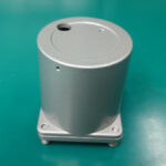 2024年1月金属焼付塗装実績　モーターケース｜塗装後（蓋・ケースが合わさっている状態）