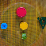 2024年3月金属焼付塗装実績　サンプル品｜塗装後